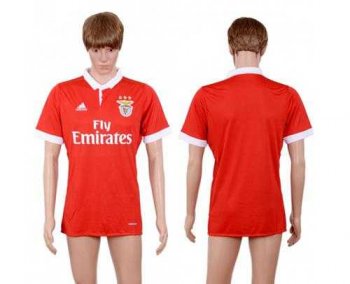 Benfica Blank Home Soccer Club Jersey