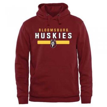 Bloomsburg Huskies Team Strong Pullover Hoodie Garnet