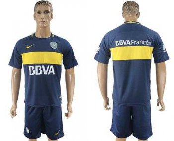 Boca Juniors Blank Home Soccer Club Jersey