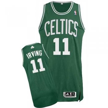 Boston Celtics #11 Kyrie Irving Green Road Stitched NBA Jersey