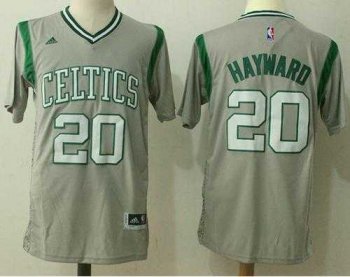 Boston Celtics #20 Gordon Hayward Gray Pride Stitched NBA Jersey