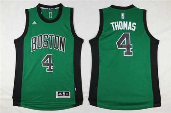 Boston Celtics #4 Isaiah Thomas Green Swingman Stitched NBA Jersey