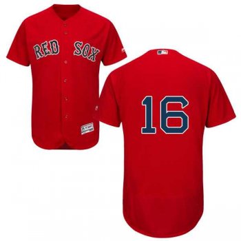 Boston Red Sox #16 Andrew Benintendi Red Flexbase Authentic Collection Stitched MLB Jersey