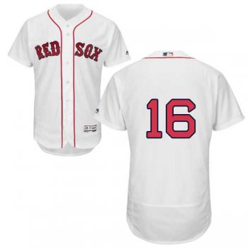 Boston Red Sox #16 Andrew Benintendi White Flexbase Authentic Collection Stitched MLB Jersey