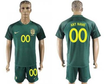 Brazil Personalized Away Soccer Country Jersey