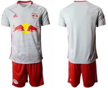 Red Bull Blank White Home Soccer Club Jersey