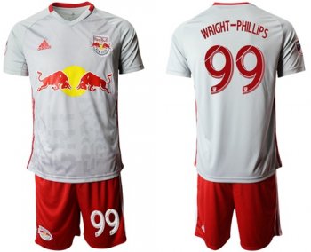 Red Bull #99 Wright-Phillips White Home Soccer Club Jersey