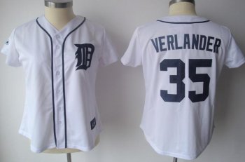 Cheap Women Detroit Tigers 35 Verlandea White Jersey