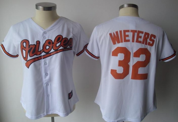 Cheap Women Baltimore Orioles 32 Wieters White MLB Jersey