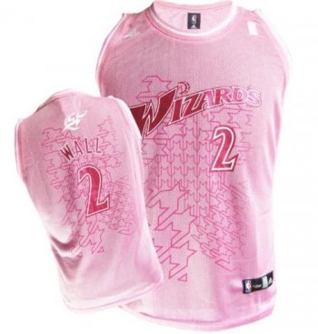 Cheap Washington Wizards 2 John Wall Women Pink Jersey