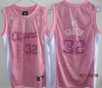 Cheap Women Los Angeles Clippers 32 Blake Griffin Pink Jerseys