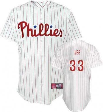 Kids Philadelphia Phillies 33 LEE White Jersey Cheap