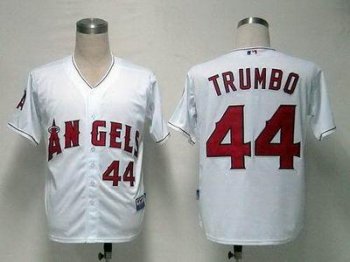 Los Angeles Angels 44 Trumbo White Cool Base Kids MLB Jerseys Cheap