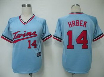 Minnesota Twins 14 Hrbek Blue M&N Kids MLB Jerseys Cheap