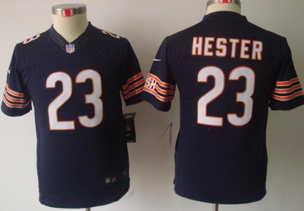 Kids Nike Chicago Bears 23 Devin Hester Blue Game LIMITED NFL Jerseys Cheap