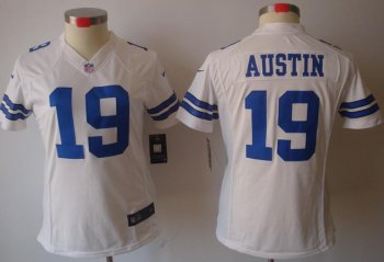 Cheap Women Nike Dallas Cowboys #19 Miles Austin White Game LIMITED Nike NFL Jerseys