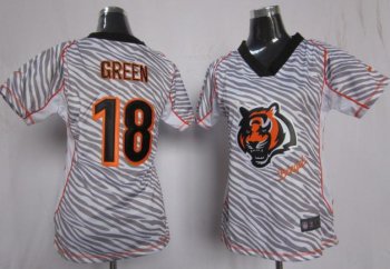 Cheap Women Nike Cincinnati Bengals 18# A.J.Green