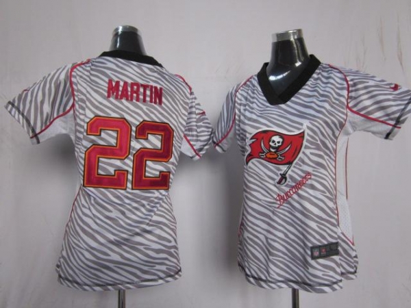 Cheap Women Nike Tampa Bay Buccaneers 22 Doug Martin FEM FAN Zebra Nike NFL Jerseys