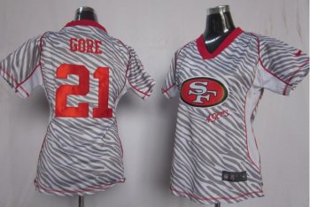 Cheap Women Nike San Francisco 49ers 21 Frank Gore