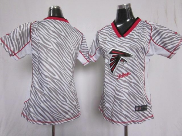 Cheap Women Nike Atlanta Falcons Blank FEM FAN Zebra Nike NFL Jerseys