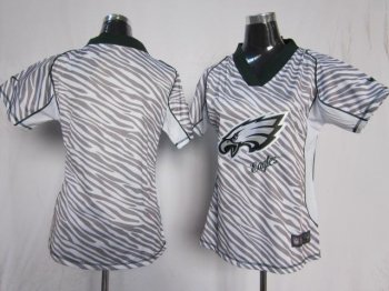 Cheap Women Nike Philadelphia Eagles Blank FEM FAN Zebra Nike NFL Jerseys