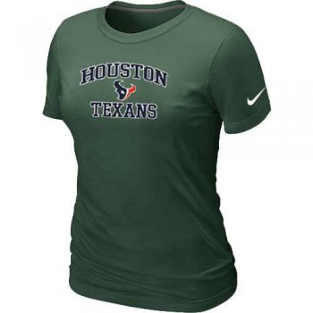 Cheap Women Houston Texans Heart & Soul D.Green T-Shirt