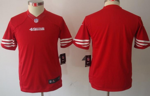 Kids Nike San Francisco 49ers Blank Red Game LIMITED NFL Jerseys Cheap