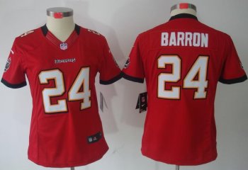 Cheap Women Nike Tampa Bay Buccaneers 24# Mark Barron Red Game LIMITED NFL Jerseys