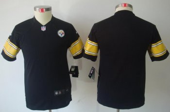 Kids Nike Pittsburgh Steelers Blank Black NFL Jerseys Cheap