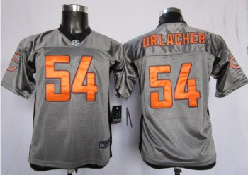 Kids Nike Chicago Bears 54 Brian Urlacher Grey Shadow NFL Jerseys Cheap