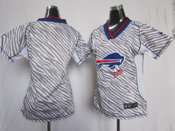 Cheap Women Nike Buffalo Bills Blank FEM FAN Zebra Nike NFL Jerseys