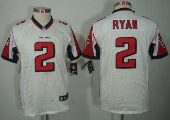 Kids Nike Atlanta Falcons #2 Matt Ryan White Game LIMITED NFL Jerseys Cheap