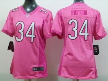 Cheap Women Nike Chicago Bears 34 Walter Payton Pink Love NFL Jerseys