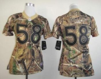 Cheap Women Nike Denver Broncos 58# Von Miller Camo Realtree NFL Jersey