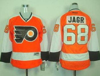 Cheap Women Philadelphia Flyers 68 JAGR Orange NHL Jerseys