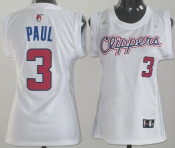 Cheap Women Los Angeles Clippers 3 Chris Paul White Swingman Jersey