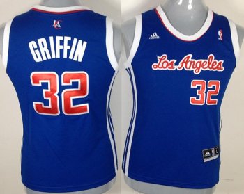 Cheap Women Los Angeles Clippers 32 Blake Griffin Blue Swingman NBA Jerseys