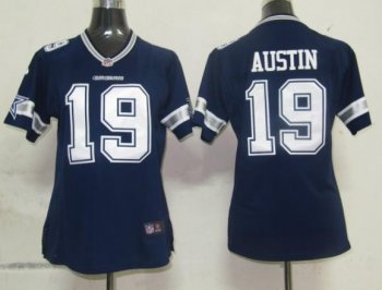 Cheap Women Nike Dallas Cowboys 19 Austin Blue Nike NFL Jerseys