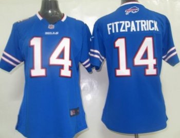 Cheap Women Nike Buffalo Bills 14 Fitzpatrick Blue Nike NFL Jerseys