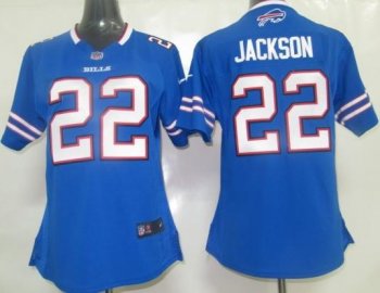 Cheap Women Nike Buffalo Bills 22 Jackson Blue Nike NFL Jerseys