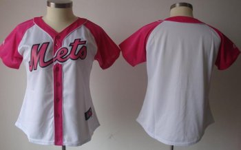 Cheap Women New York Mets Blank 2012 Ladies Splash Fashion White MLB Jerseys