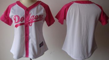 Cheap Women Los Angels Dodgers Blank 2012 Ladies Fashion White MLB Jerseys