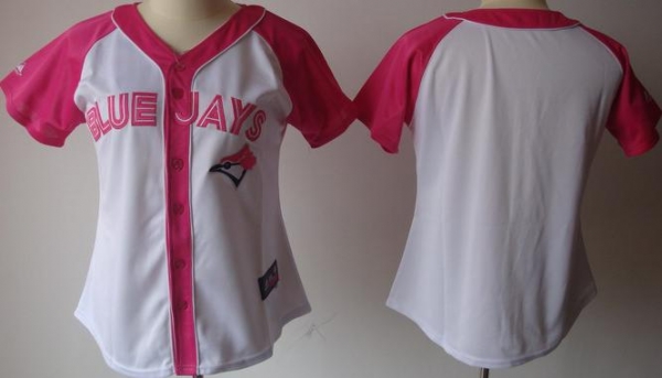 Cheap Women Toronto Blue Jays Blank 2012 Ladies Fashion White MLB Jerseys