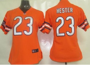 Cheap Women Nike Chicago Bears 23 Hester Orange Nike NFL Jerseys