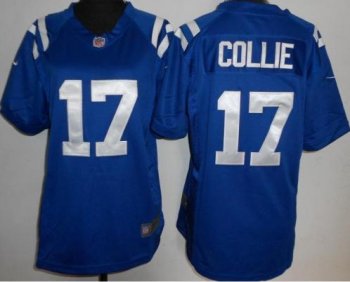 Cheap Women Nike Indianapolis Colts 17 Austin Collie Blue Nike NFL Jerseys