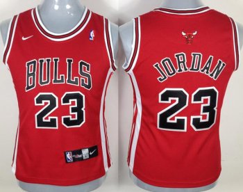 Cheap Women Chicago Bulls 23 Michael Jordan Red NBA Jerseys