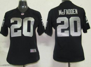 Cheap Womens Nike Oakland Raiders 20 McFADDEN Black Nike NFL Jerseys