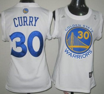 Cheap Women Golden State Warriors 30 Stephen Curry White Revolution 30 Swingman Jersey