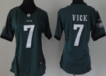 Cheap Womens Nike Philadelphia Eagles 7 Vick Dark Green Nike NFL Jerseys