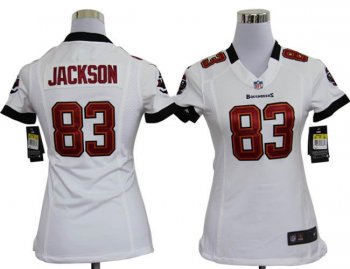 Cheap Women Nike Tampa Bay Buccaneers 83# Vincent Jackson White Nike NFL Jerseys